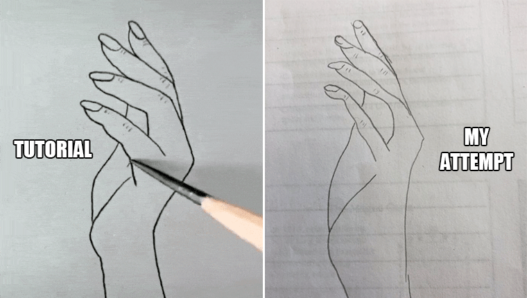 Funniest Failed Attempts at The Hand-Drawing Tutorial