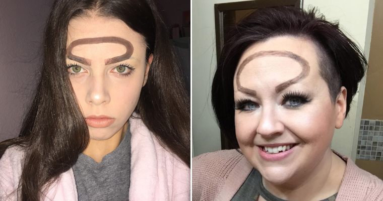 Halo Eyebrows: Awkward Instagram Beauty Trend