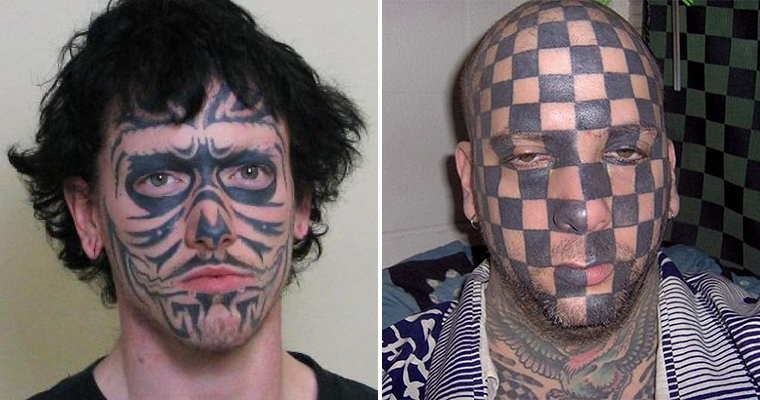 terrible face tattoos