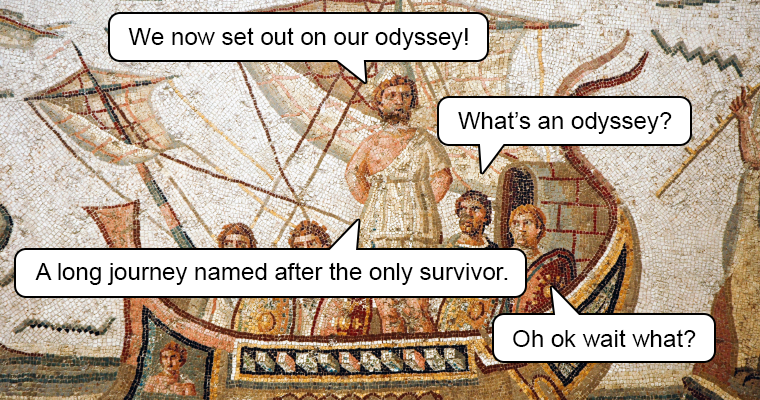 Odysseus Starting His Jorney