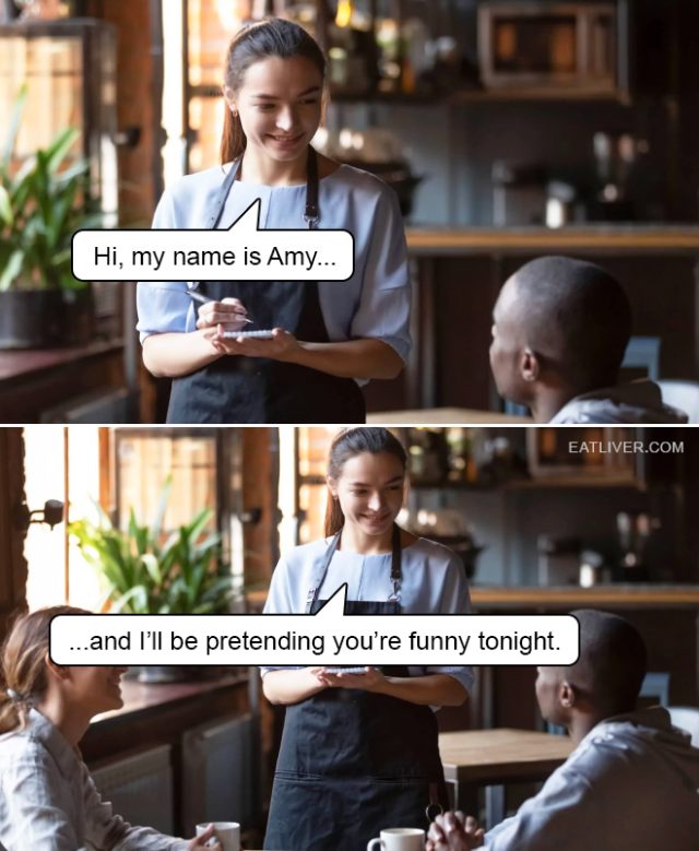 Waitress Meme: Waitress Job Description In a Single Picture