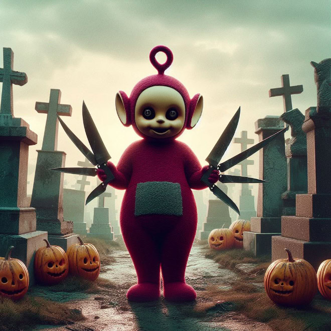 Teletubbies from hell.