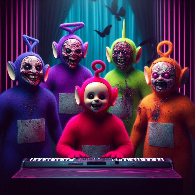 Teletubbies from hell.