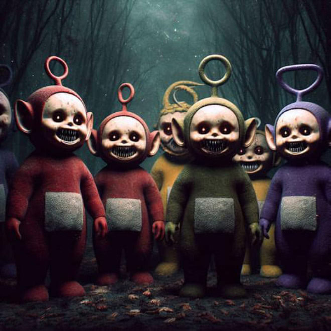 Teletubbies from hell.