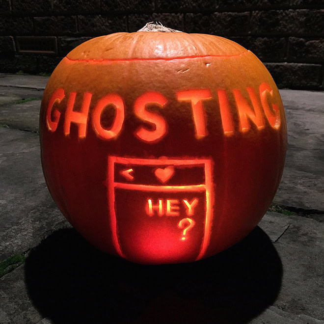 The scariest Halloween pumpkin ever.