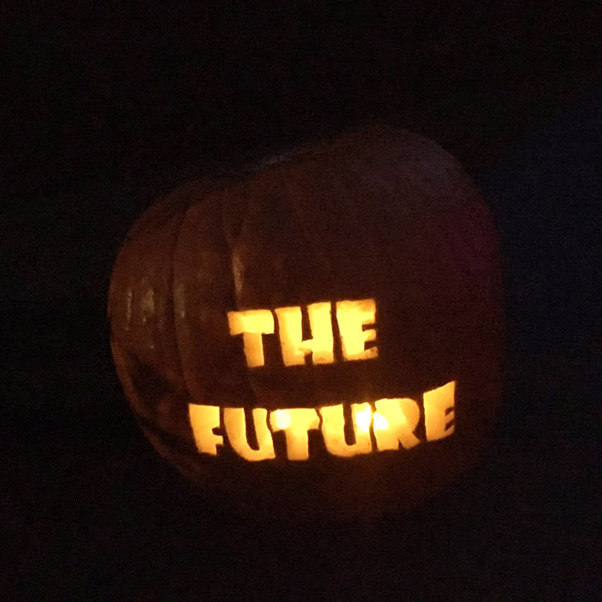 The scariest Halloween pumpkin ever.