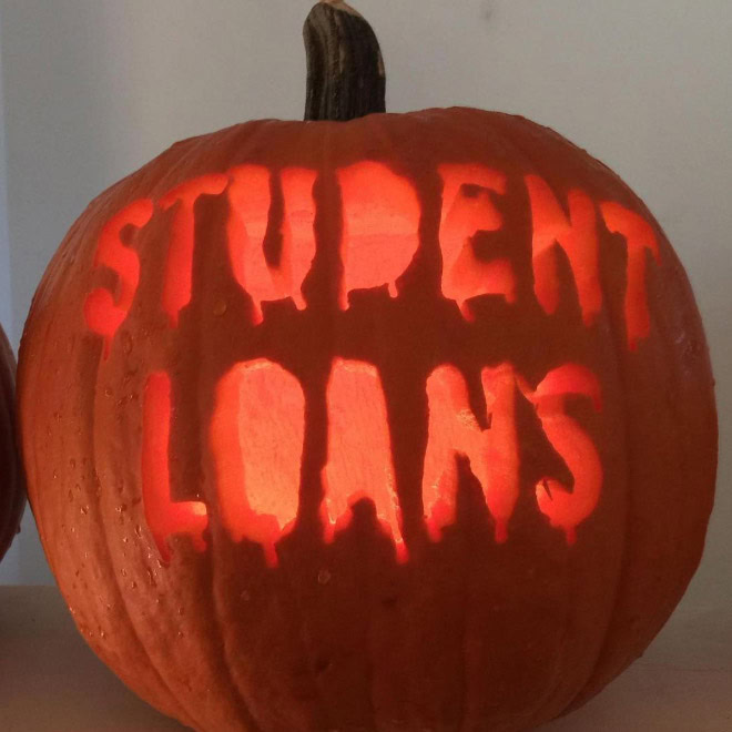 The scariest Halloween pumpkin ever.