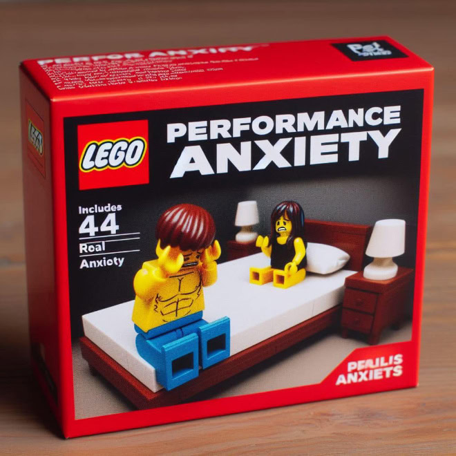 Funny LEGO set, created by AI.